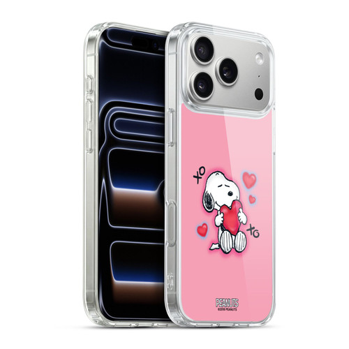 Peanuts Snoopy Boardwalk Airbrush XOXO Soft Gel Case for Apple iPhone 17 Pro Max