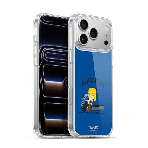 Peanuts Characters Schroeder Soft Gel Case for Apple iPhone 17 Pro Max