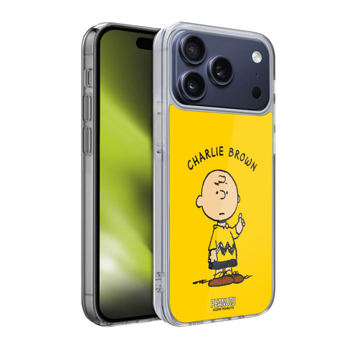 Peanuts Characters Charlie Brown Soft Gel Case for Apple iPhone 17 Pro