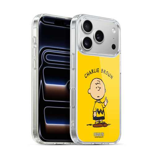 Peanuts Characters Charlie Brown Soft Gel Case for Apple iPhone 17 Pro
