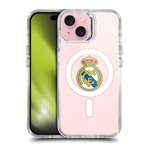 Real Madrid CF Logo Icon Crest SHOCKPROOF BUMPER CASE COMPATIBLE WITH  & MAGSAFE Apple iPhone 15