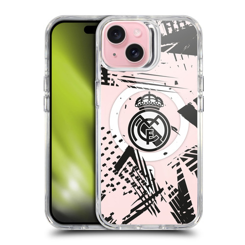 Real Madrid CF Logo Icon Urban SHOCKPROOF BUMPER CASE COMPATIBLE WITH  & MAGSAFE Apple iPhone 15