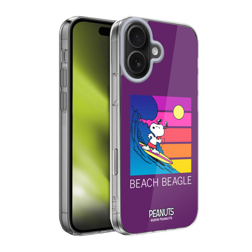 Peanuts Snoopy Aloha Disco Beach Beagle Soft Gel Case for Apple iPhone 17