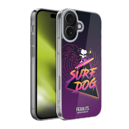 Peanuts Snoopy Aloha Disco Surf Dog Soft Gel Case for Apple iPhone 17
