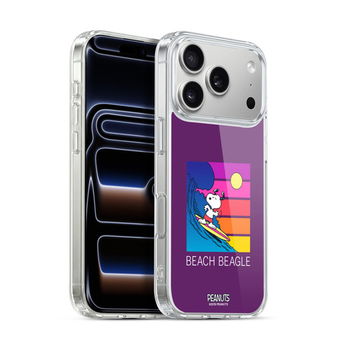 Peanuts Snoopy Aloha Disco Beach Beagle Soft Gel Case for Apple iPhone 17 Pro