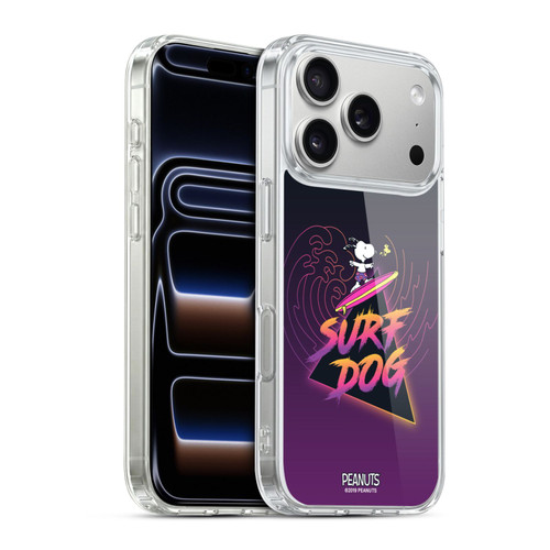 Peanuts Snoopy Aloha Disco Surf Dog Soft Gel Case for Apple iPhone 17 Pro