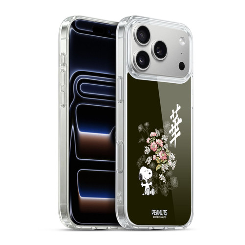 Peanuts Oriental Snoopy Floral Soft Gel Case for Apple iPhone 17 Pro Max