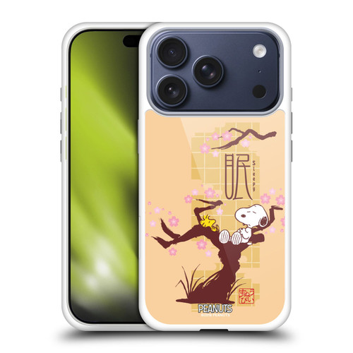 Peanuts Oriental Snoopy Sleepy Soft Gel Case for Apple iPhone 17 Pro