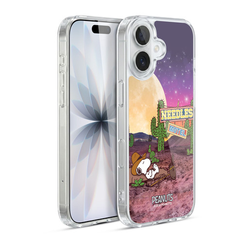 Peanuts Snoopy Space Cowboy Nebula Cactus Needles Soft Gel Case for Apple iPhone 17