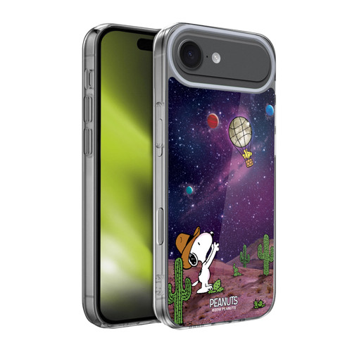 Peanuts Snoopy Space Cowboy Nebula Balloon Woodstock Soft Gel Case for Apple iPhone 17 Air