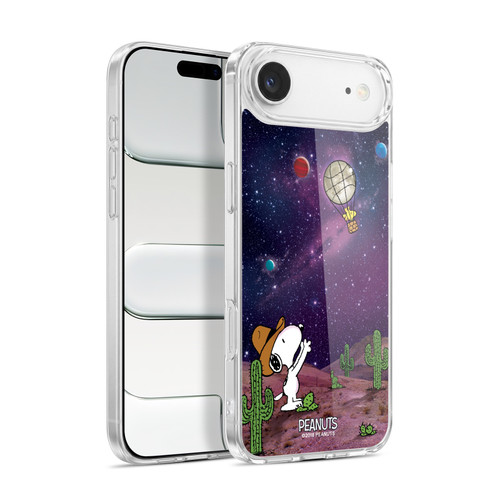 Peanuts Snoopy Space Cowboy Nebula Balloon Woodstock Soft Gel Case for Apple iPhone 17 Air
