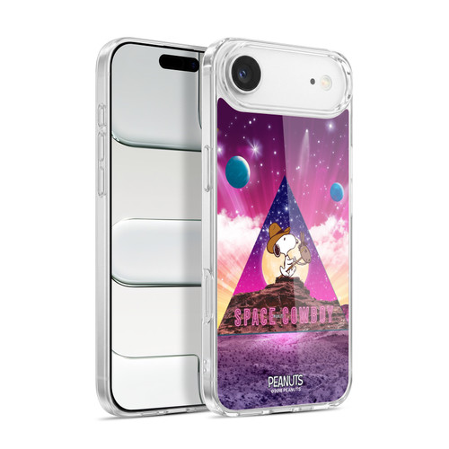 Peanuts Snoopy Space Cowboy Nebula Triangle Soft Gel Case for Apple iPhone 17 Air