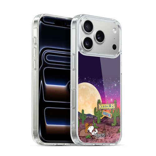 Peanuts Snoopy Space Cowboy Nebula Cactus Needles Soft Gel Case for Apple iPhone 17 Pro