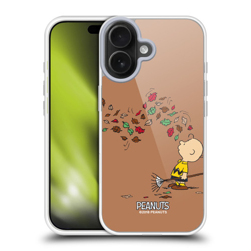 Peanuts Charlie Brown Autumn Soft Gel Case for Apple iPhone 17