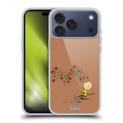 Peanuts Charlie Brown Autumn Soft Gel Case for Apple iPhone 17 Pro Max