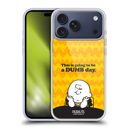 Peanuts Charlie Brown Dumb Day Soft Gel Case for Apple iPhone 17 Pro Max
