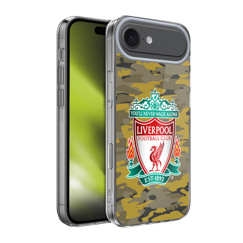 Liverpool Football Club Camou Royal Colourways Crest Soft Gel Case for Apple iPhone 17 Air