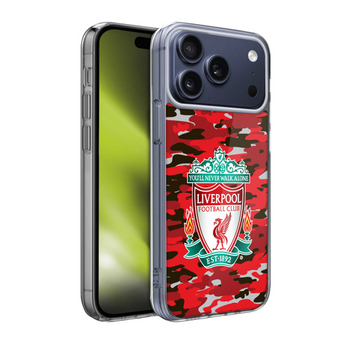 Liverpool Football Club Camou Club Colourways Crest Soft Gel Case for Apple iPhone 17 Pro Max Liverpool Football Club Camou Club Colourways Crest Soft Gel Case for Apple iPhone 17 Pro Max