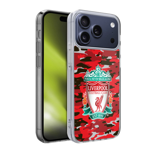 Liverpool Football Club Camou Club Colourways Crest Soft Gel Case for Apple iPhone 17 Pro Liverpool Football Club Camou Club Colourways Crest Soft Gel Case for Apple iPhone 17 Pro