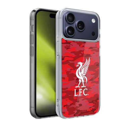 Liverpool Football Club Camou Home Colourways Liver Bird Soft Gel Case for Apple iPhone 17 Pro Liverpool Football Club Camou Home Colourways Liver Bird Soft Gel Case for Apple iPhone 17 Pro
