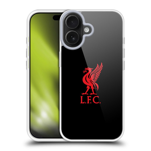 Liverpool Football Club Liver Bird Red Logo On Black Soft Gel Case for Apple iPhone 17 Liverpool Football Club Liver Bird Red Logo On Black Soft Gel Case for Apple iPhone 17