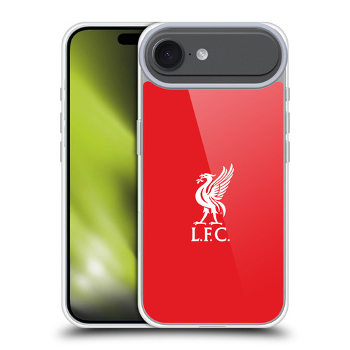 Liverpool Football Club Liver Bird White Logo In Red Soft Gel Case for Apple iPhone 17 Air