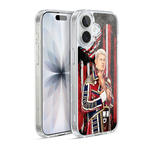 WWE Cody Rhodes American Nightmare Flag Soft Gel Case for Apple iPhone 17