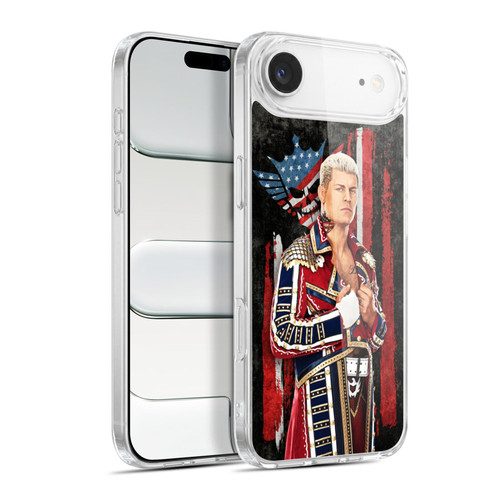 WWE Cody Rhodes American Nightmare Flag Soft Gel Case for Apple iPhone 17 Air