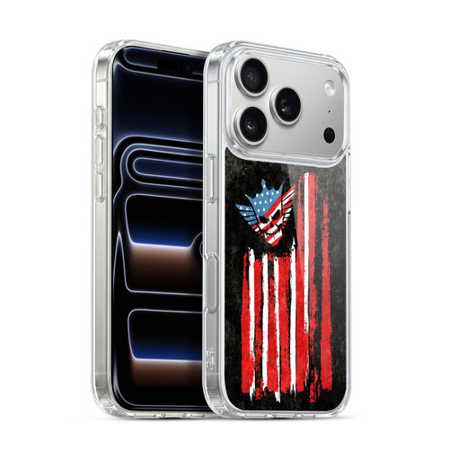 WWE Cody Rhodes Superstar Flag Soft Gel Case for Apple iPhone 17 Pro