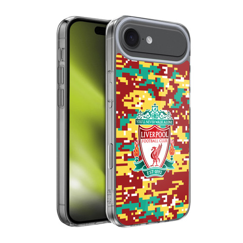 Liverpool Football Club Crest & Liverbird Patterns 1 Digital Camouflage Soft Gel Case for Apple iPhone 17 Air Liverpool Football Club Crest & Liverbird Patterns 1 Digital Camouflage Soft Gel Case for Apple iPhone 17 Air