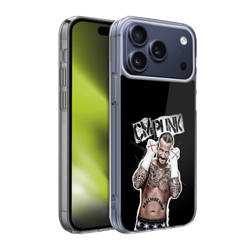 WWE CM Punk Graphics Soft Gel Case for Apple iPhone 17 Pro Max WWE CM Punk Graphics Soft Gel Case for Apple iPhone 17 Pro Max
