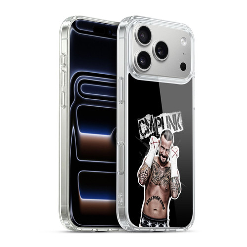 WWE CM Punk Graphics Soft Gel Case for Apple iPhone 17 Pro Max