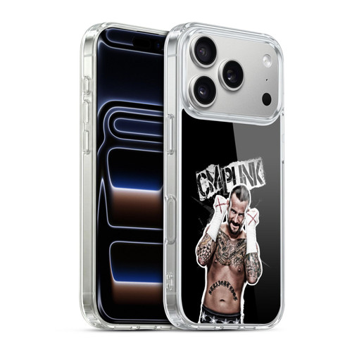 WWE CM Punk Graphics Soft Gel Case for Apple iPhone 17 Pro