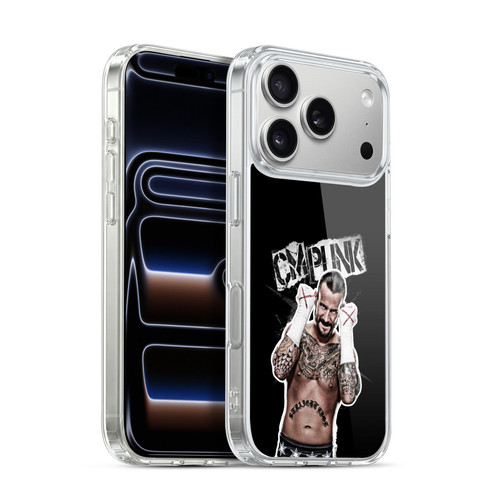 WWE CM Punk Graphics Soft Gel Case for Apple iPhone 17 Pro