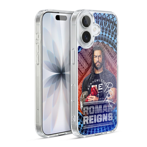 WWE Roman Reigns Tribal Pattern Soft Gel Case for Apple iPhone 17