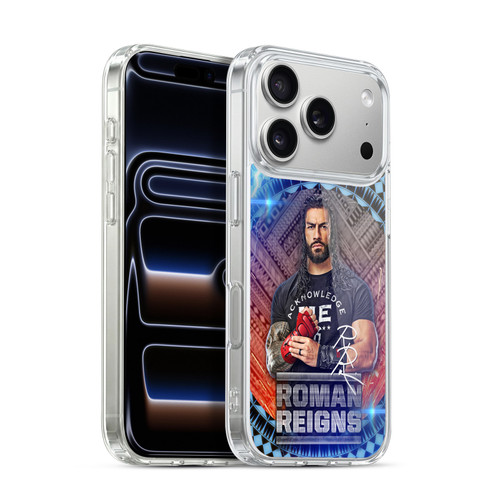 WWE Roman Reigns Tribal Pattern Soft Gel Case for Apple iPhone 17 Pro