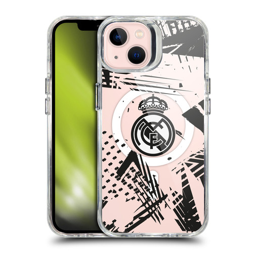 Real Madrid CF Logo Icon Urban SHOCKPROOF BUMPER CASE COMPATIBLE WITH  & MAGSAFE Apple iPhone 13
