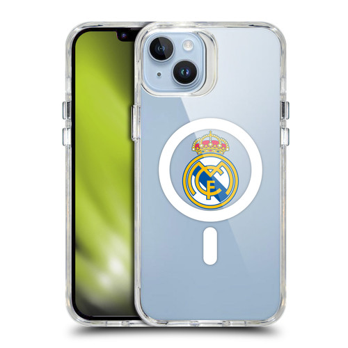 Real Madrid CF Logo Icon Crest SHOCKPROOF BUMPER CASE COMPATIBLE WITH  & MAGSAFE Apple iPhone 14 Plus