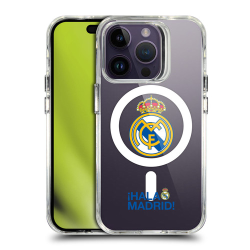 Real Madrid CF Logo Icon Hala Madrid SHOCKPROOF BUMPER CASE COMPATIBLE WITH  & MAGSAFE Apple iPhone 14 Pro