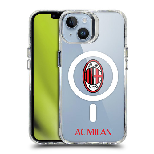 AC Milan Logo Icon Crest Logotype SHOCKPROOF BUMPER CASE COMPATIBLE WITH  & MAGSAFE Apple iPhone 14