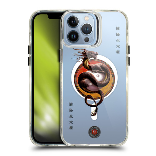 Anne Stokes Mixed Fantasy Art Dragon Yin Yang Protector SHOCKPROOF BUMPER CASE COMPATIBLE WITH Apple iPhone 13 Pro Max & MAGSAFE