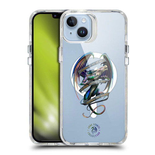 Anne Stokes Mixed Fantasy Art Dragon Survive The Reality SHOCKPROOF BUMPER CASE COMPATIBLE WITH Apple iPhone 14 Plus & MAGSAFE