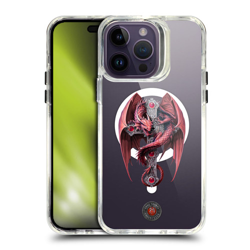 Anne Stokes Mixed Fantasy Art Dragon Gothic Guardian SHOCKPROOF BUMPER CASE COMPATIBLE WITH Apple iPhone 14 Pro Max & MAGSAFE