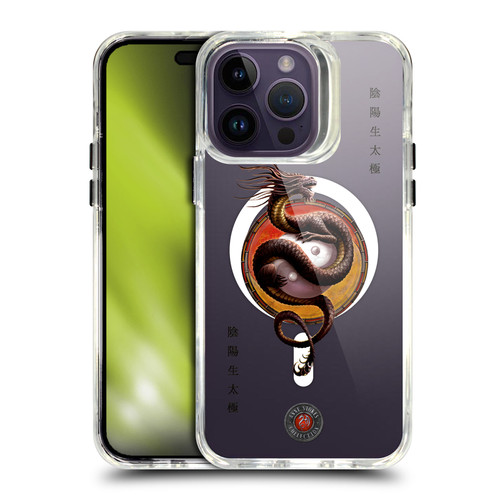 Anne Stokes Mixed Fantasy Art Dragon Yin Yang Protector SHOCKPROOF BUMPER CASE COMPATIBLE WITH Apple iPhone 14 Pro Max & MAGSAFE