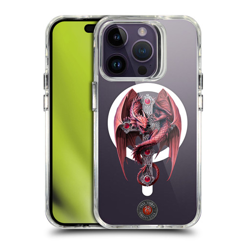 Anne Stokes Mixed Fantasy Art Dragon Gothic Guardian SHOCKPROOF BUMPER CASE COMPATIBLE WITH Apple iPhone 14 Pro & MAGSAFE