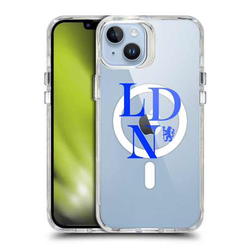 Chelsea Football Club Logo Icon Logotype SHOCKPROOF BUMPER CASE COMPATIBLE WITH Apple iPhone 14 Plus & MAGSAFE