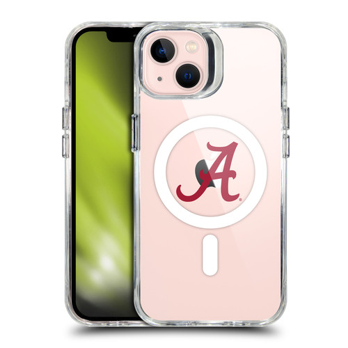 University Of Alabama UA The University Of Alabama Logo SHOCKPROOF BUMPER CASE COMPATIBLE WITH Apple iPhone 13 & MAGSAFE