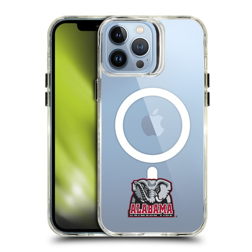University Of Alabama UA The University Of Alabama Big Al Minimalist SHOCKPROOF BUMPER CASE COMPATIBLE WITH Apple iPhone 13 Pro Max & MAGSAFE