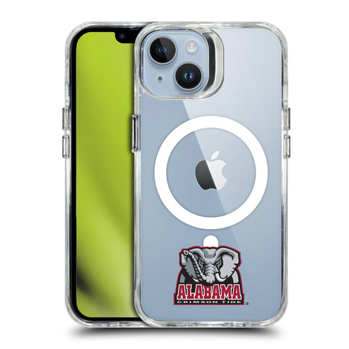 University Of Alabama UA The University Of Alabama Big Al Minimalist SHOCKPROOF BUMPER CASE COMPATIBLE WITH Apple iPhone 14 & MAGSAFE