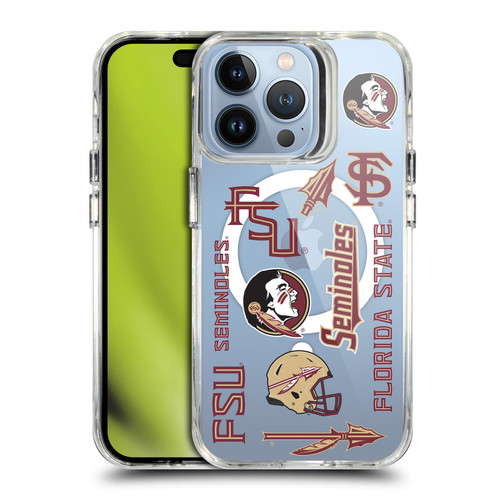 Florida State University FSU Florida State University Icons SHOCKPROOF BUMPER CASE COMPATIBLE WITH Apple iPhone 13 Pro & MAGSAFE